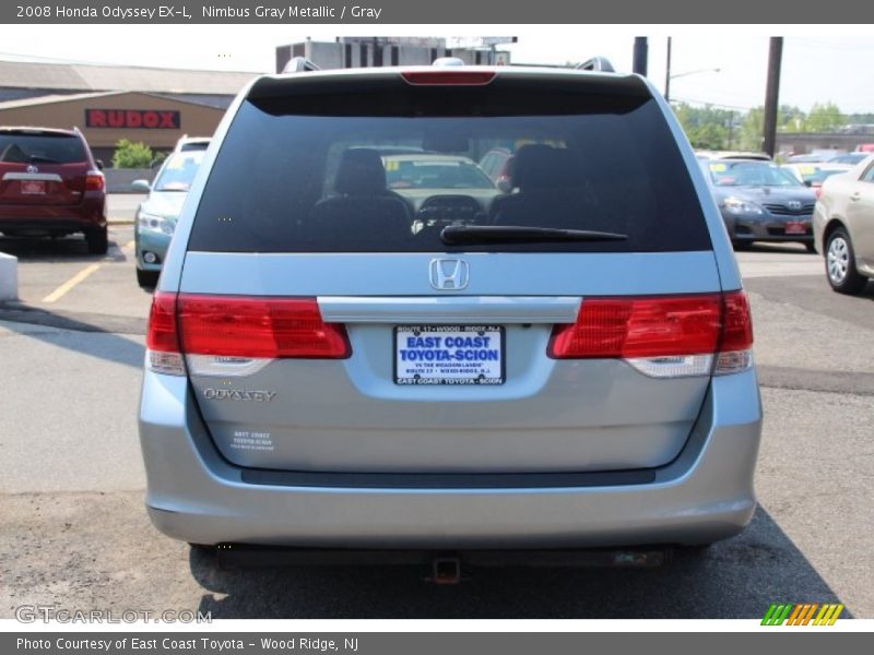 Nimbus Gray Metallic / Gray 2008 Honda Odyssey EX-L
