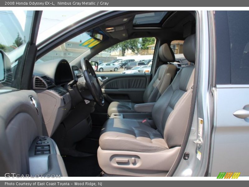 Nimbus Gray Metallic / Gray 2008 Honda Odyssey EX-L