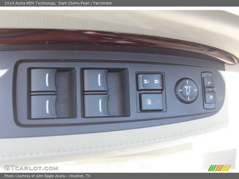 Dark Cherry Pearl / Parchment 2014 Acura MDX Technology