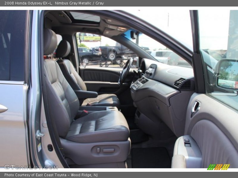 Nimbus Gray Metallic / Gray 2008 Honda Odyssey EX-L