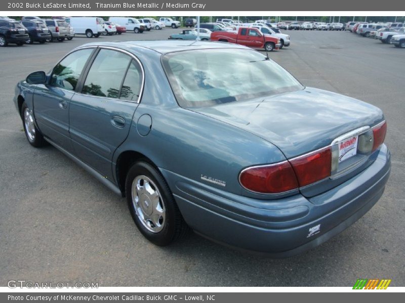 Titanium Blue Metallic / Medium Gray 2002 Buick LeSabre Limited