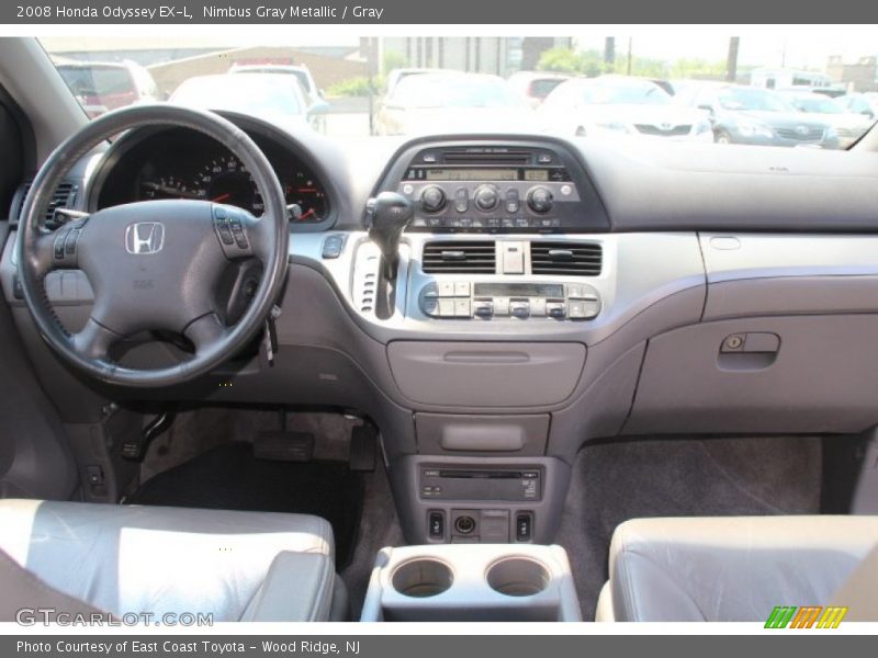 Nimbus Gray Metallic / Gray 2008 Honda Odyssey EX-L