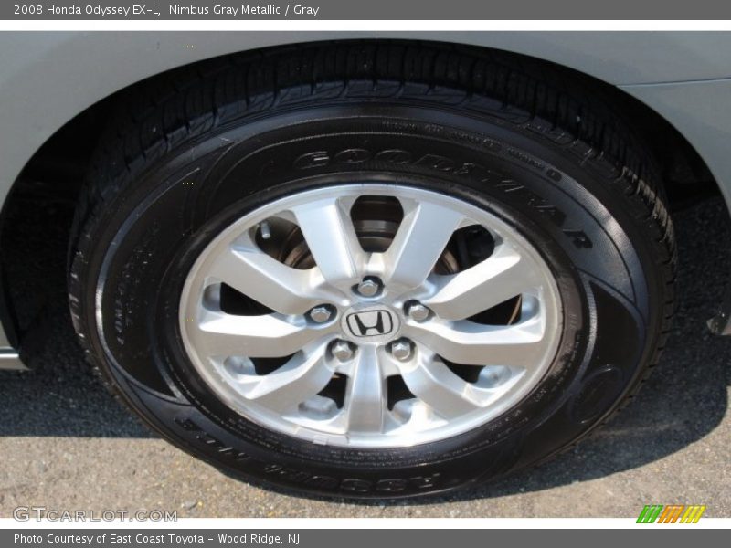 Nimbus Gray Metallic / Gray 2008 Honda Odyssey EX-L