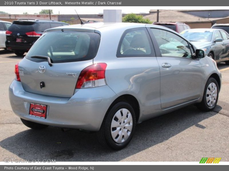 Meteorite Metallic / Dark Charcoal 2010 Toyota Yaris 3 Door Liftback