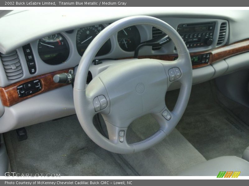 Titanium Blue Metallic / Medium Gray 2002 Buick LeSabre Limited