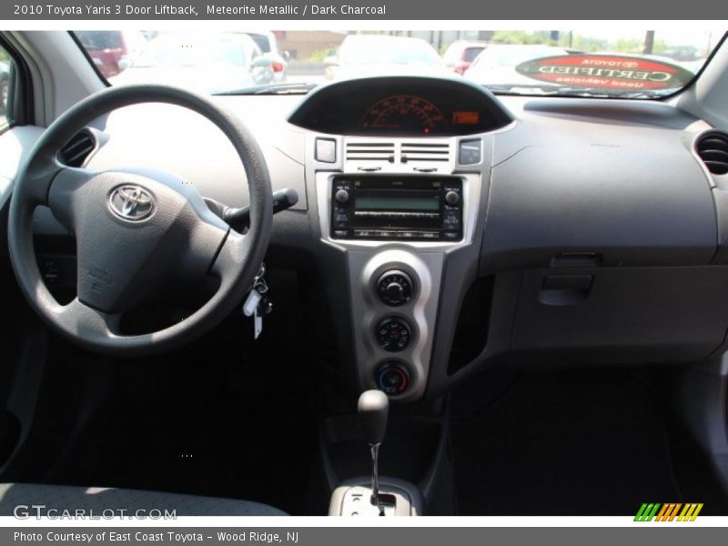 Meteorite Metallic / Dark Charcoal 2010 Toyota Yaris 3 Door Liftback