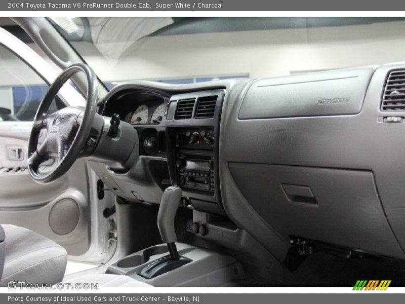 Super White / Charcoal 2004 Toyota Tacoma V6 PreRunner Double Cab