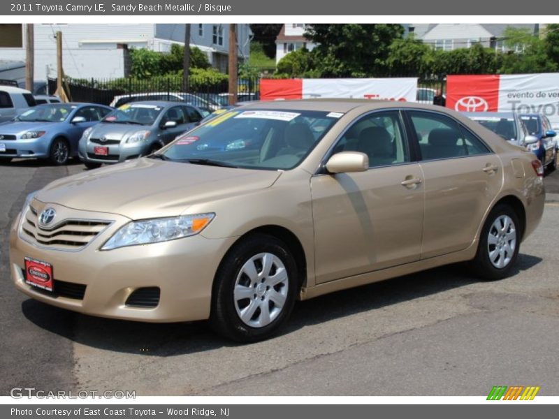 Sandy Beach Metallic / Bisque 2011 Toyota Camry LE