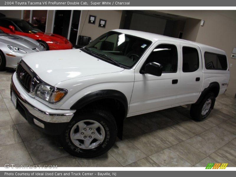 Super White / Charcoal 2004 Toyota Tacoma V6 PreRunner Double Cab