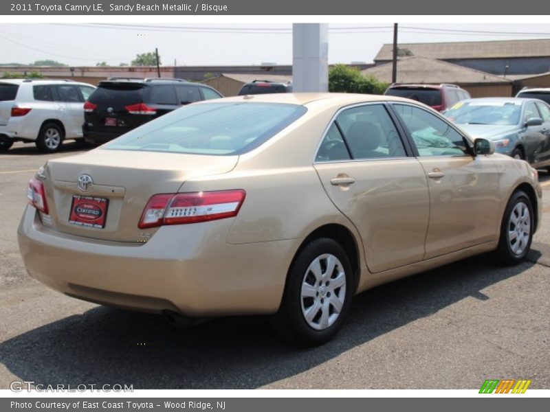 Sandy Beach Metallic / Bisque 2011 Toyota Camry LE