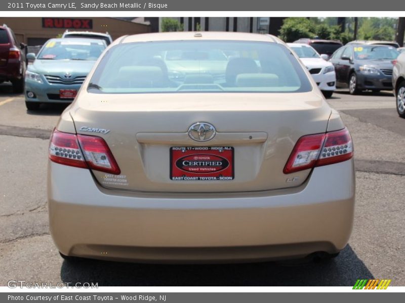Sandy Beach Metallic / Bisque 2011 Toyota Camry LE