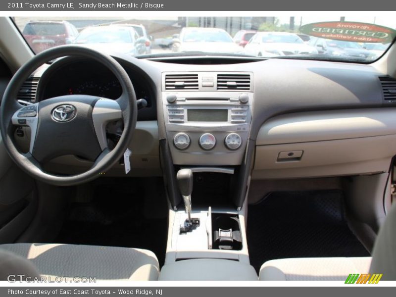 Sandy Beach Metallic / Bisque 2011 Toyota Camry LE