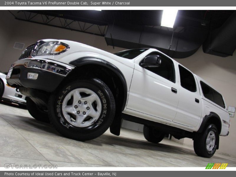 Super White / Charcoal 2004 Toyota Tacoma V6 PreRunner Double Cab