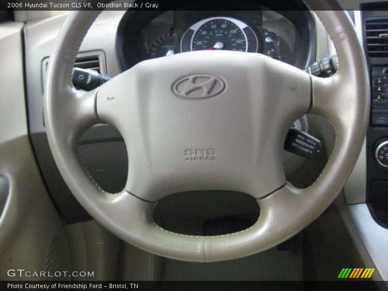 Obsidian Black / Gray 2006 Hyundai Tucson GLS V6