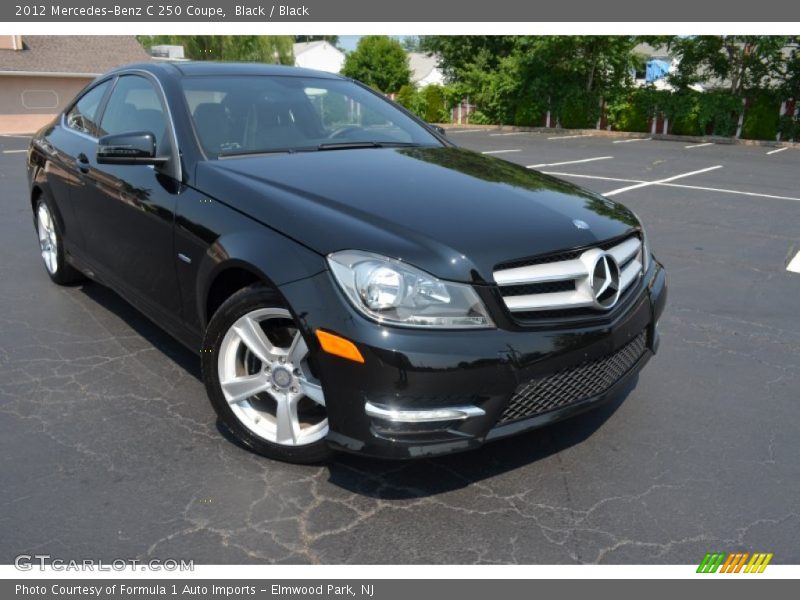 Black / Black 2012 Mercedes-Benz C 250 Coupe