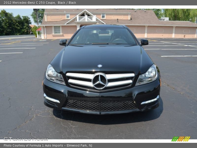 Black / Black 2012 Mercedes-Benz C 250 Coupe