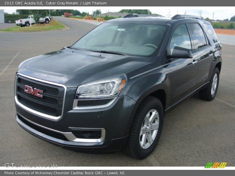 Cyber Gray Metallic / Light Titanium 2013 GMC Acadia SLE