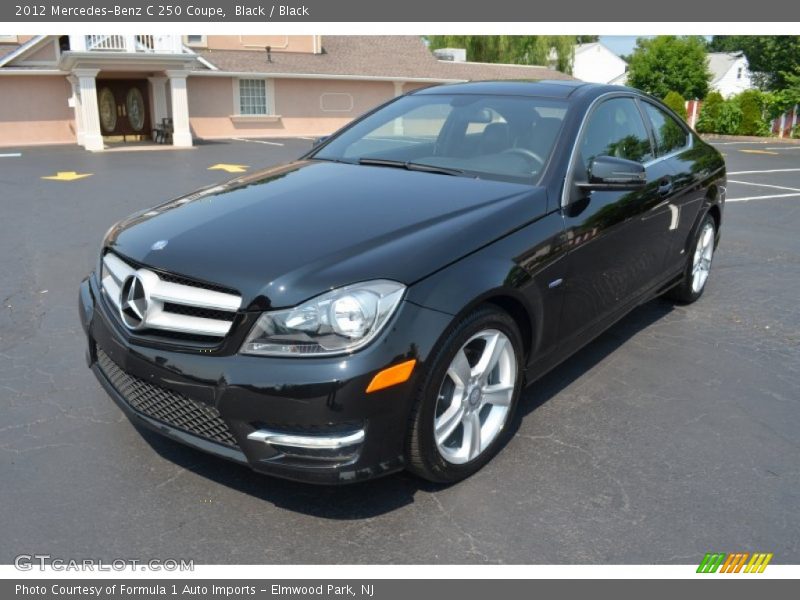 Black / Black 2012 Mercedes-Benz C 250 Coupe