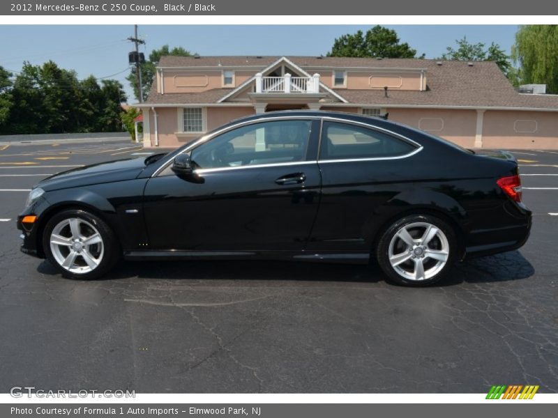 Black / Black 2012 Mercedes-Benz C 250 Coupe
