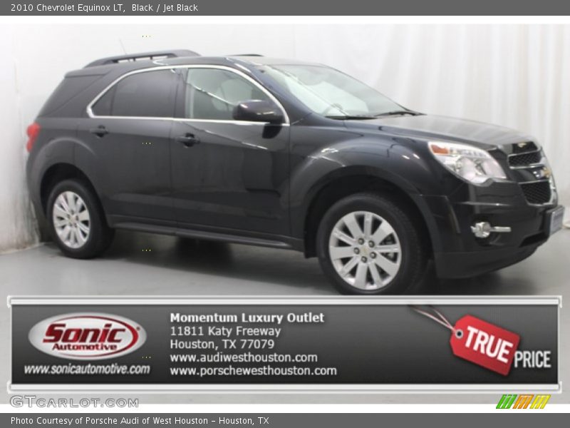 Black / Jet Black 2010 Chevrolet Equinox LT