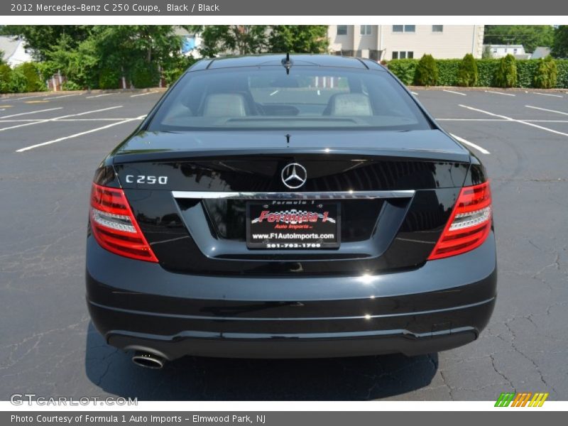 Black / Black 2012 Mercedes-Benz C 250 Coupe