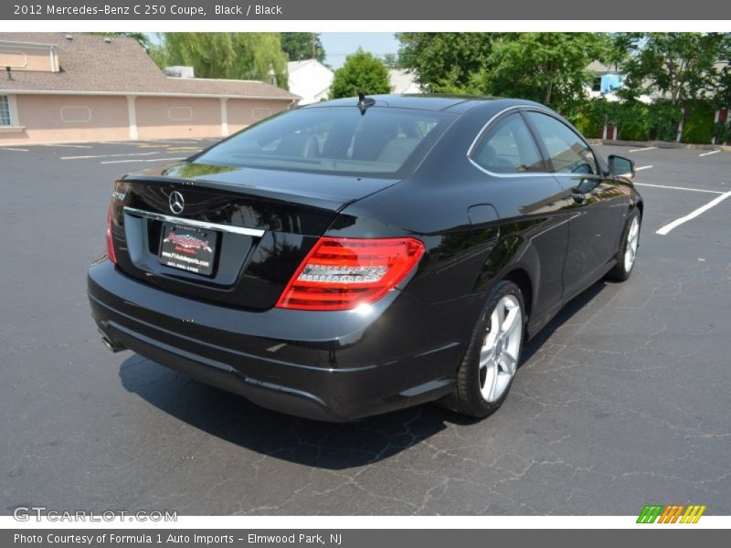 Black / Black 2012 Mercedes-Benz C 250 Coupe