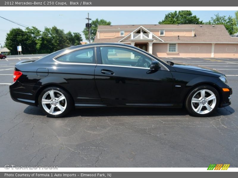 Black / Black 2012 Mercedes-Benz C 250 Coupe