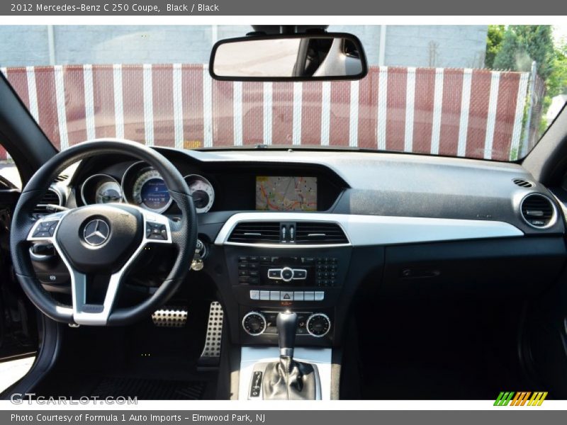 Black / Black 2012 Mercedes-Benz C 250 Coupe