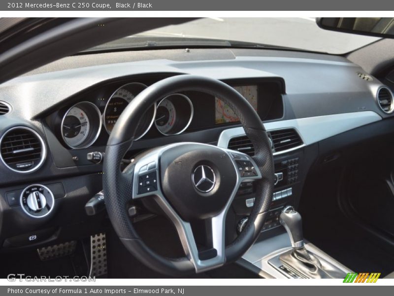Black / Black 2012 Mercedes-Benz C 250 Coupe