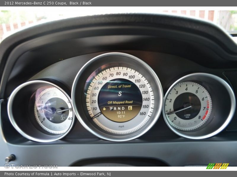 Black / Black 2012 Mercedes-Benz C 250 Coupe