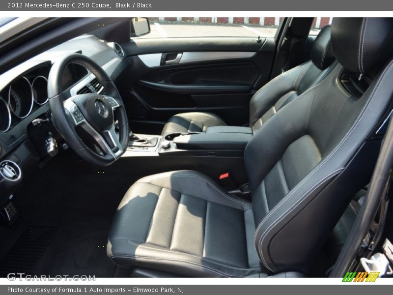 Black / Black 2012 Mercedes-Benz C 250 Coupe