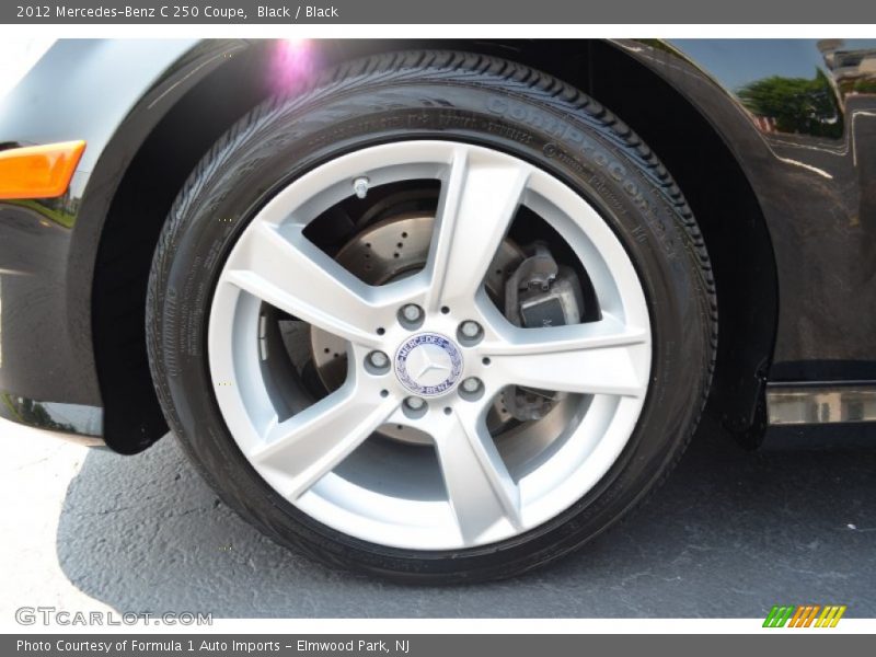 Black / Black 2012 Mercedes-Benz C 250 Coupe