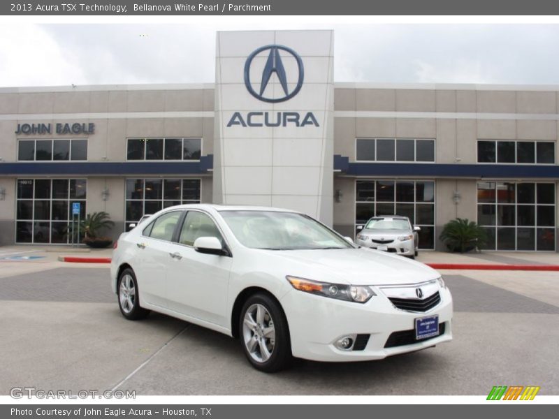 Bellanova White Pearl / Parchment 2013 Acura TSX Technology