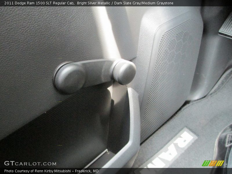 Bright Silver Metallic / Dark Slate Gray/Medium Graystone 2011 Dodge Ram 1500 SLT Regular Cab