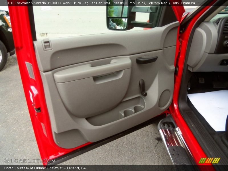 Door Panel of 2010 Silverado 3500HD Work Truck Regular Cab 4x4 Chassis Dump Truck