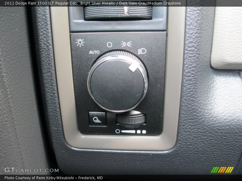 Bright Silver Metallic / Dark Slate Gray/Medium Graystone 2011 Dodge Ram 1500 SLT Regular Cab