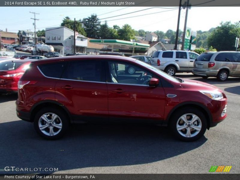 Ruby Red / Medium Light Stone 2014 Ford Escape SE 1.6L EcoBoost 4WD