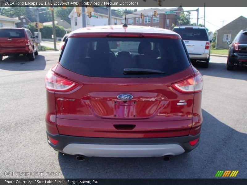 Ruby Red / Medium Light Stone 2014 Ford Escape SE 1.6L EcoBoost 4WD