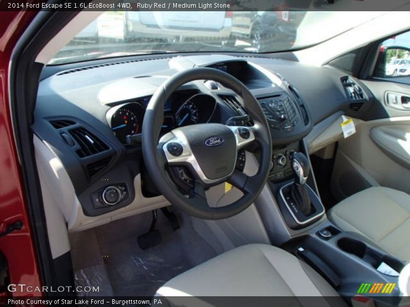 Ruby Red / Medium Light Stone 2014 Ford Escape SE 1.6L EcoBoost 4WD