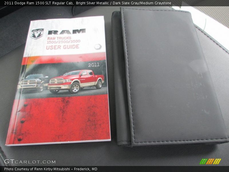 Bright Silver Metallic / Dark Slate Gray/Medium Graystone 2011 Dodge Ram 1500 SLT Regular Cab