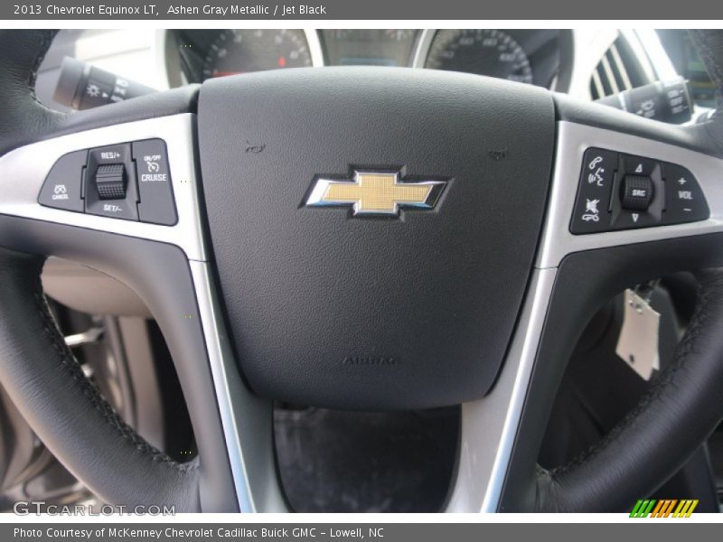 Ashen Gray Metallic / Jet Black 2013 Chevrolet Equinox LT