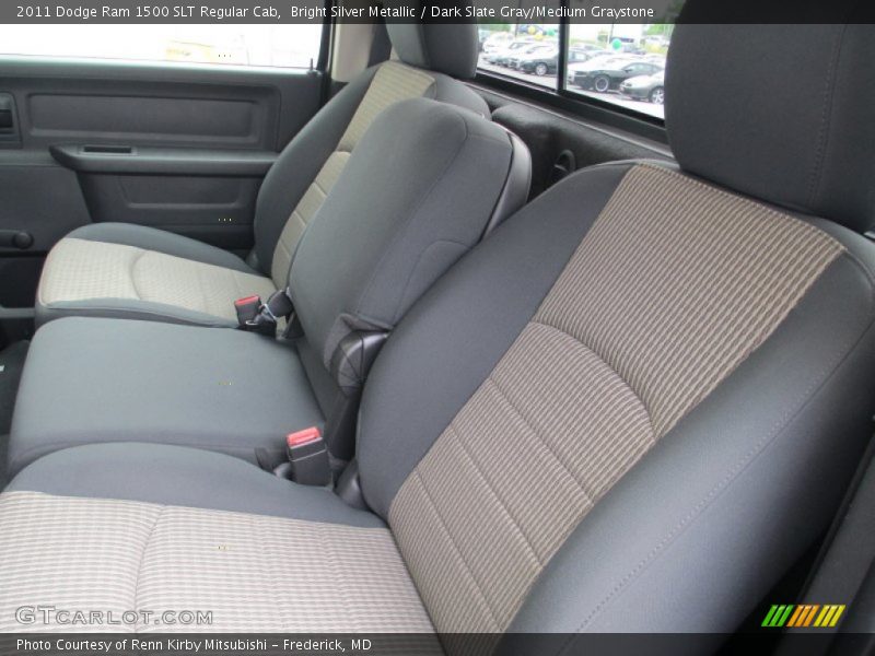 Bright Silver Metallic / Dark Slate Gray/Medium Graystone 2011 Dodge Ram 1500 SLT Regular Cab