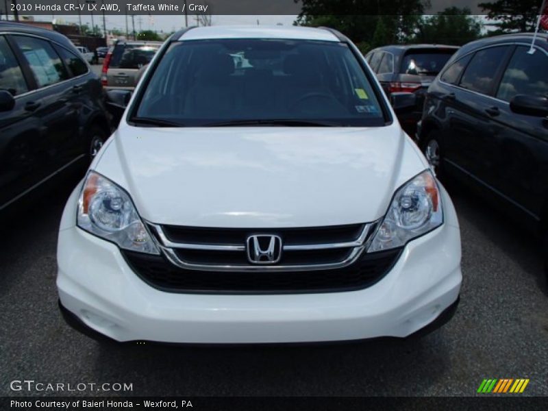 Taffeta White / Gray 2010 Honda CR-V LX AWD