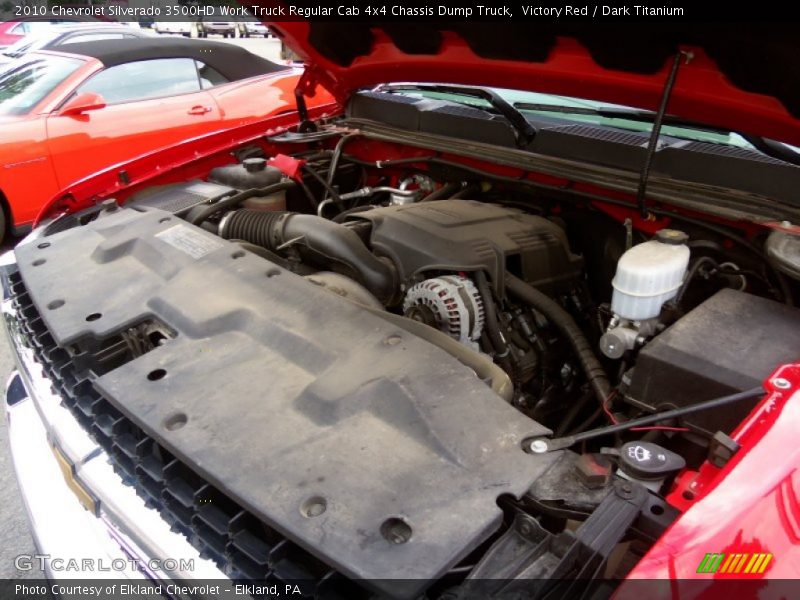  2010 Silverado 3500HD Work Truck Regular Cab 4x4 Chassis Dump Truck Engine - 6.0 Liter Flex-Fuel OHV 16-Valve VVT Vortec V8