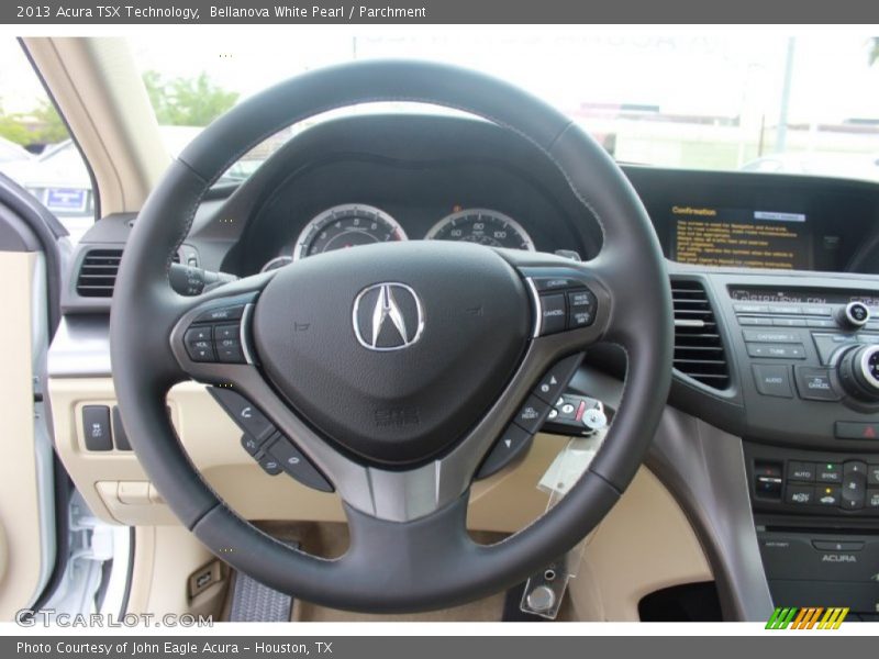 Bellanova White Pearl / Parchment 2013 Acura TSX Technology