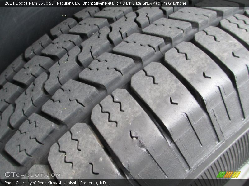 Bright Silver Metallic / Dark Slate Gray/Medium Graystone 2011 Dodge Ram 1500 SLT Regular Cab