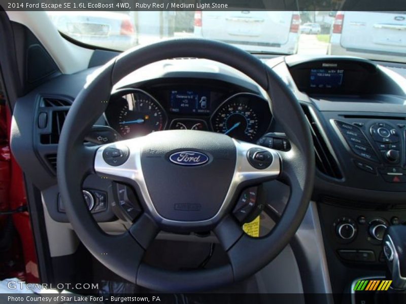 Ruby Red / Medium Light Stone 2014 Ford Escape SE 1.6L EcoBoost 4WD