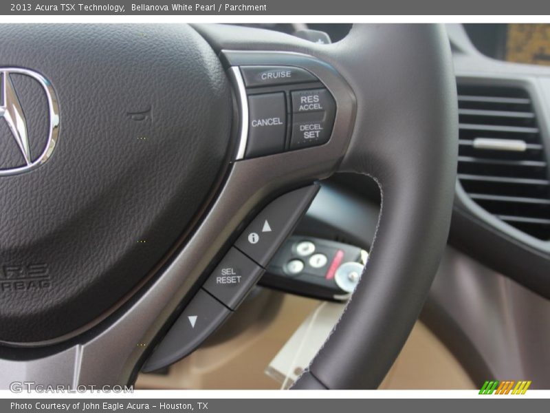 Bellanova White Pearl / Parchment 2013 Acura TSX Technology