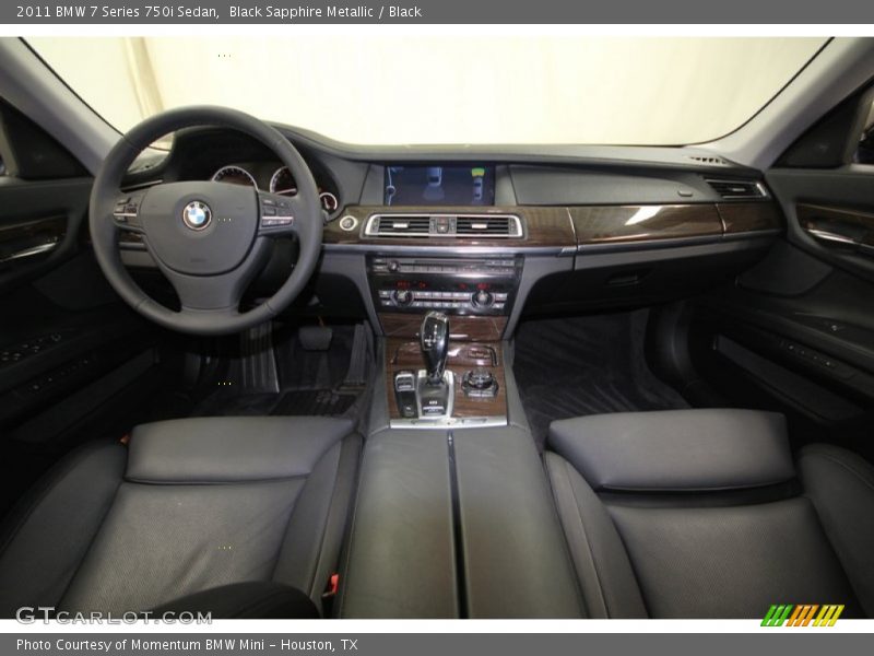 Black Sapphire Metallic / Black 2011 BMW 7 Series 750i Sedan