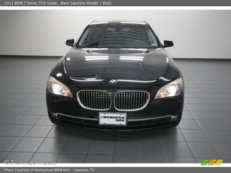 Black Sapphire Metallic / Black 2011 BMW 7 Series 750i Sedan